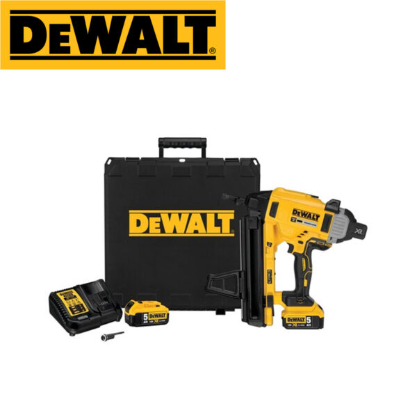 Aku pištolj za eksere - čavle DeWalt DCN890P2 18V XR 13-57mm sa dvije 5Ah baterije i punjačem u koferu
