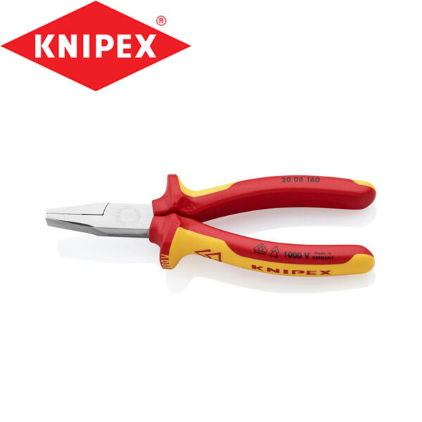 Standardna kliješta pljosnata Knipex 20 06 160 160mm 1000V