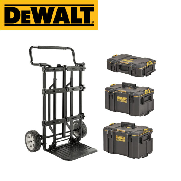 Set kofera i kutija za skladištenje i kolica DeWalt Toughsystem 2.0 DWST83401-1 4-dijelni