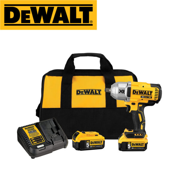 Aku udarni odvijač DeWalt DCF899HP2 18V XR 1/2'' sa dvije 5Ah baterije i punjačem u torbi