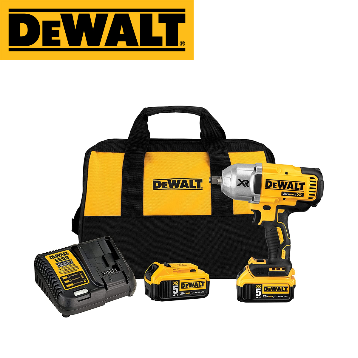 Aku udarni odvijač sa velikim momentom sa dvije 5,0Ah baterije i punjačem u torbi 18V XR DeWalt DCF899HP2 Aku udarni odvijač DeWalt DCF899HP2 18V XR 1/2'' sa dvije 5Ah baterije i punjačem u torbi