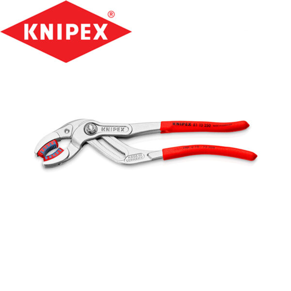 Kliješta za cijevi i sifone Knipex 81 13 250 250mm sa plastičnim uloškom