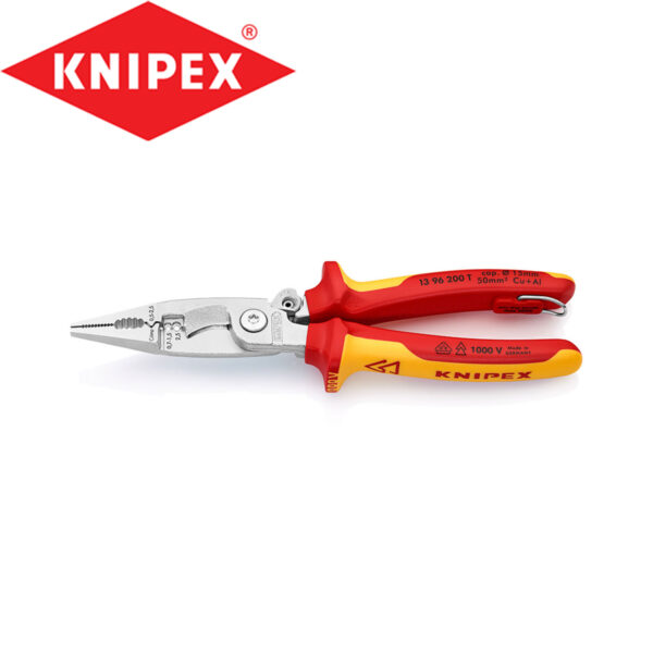 Kombinirana kliješta - kombinirke sa kočnicom i poveznicom Knipex 13 96 200 T 200mm 1000V