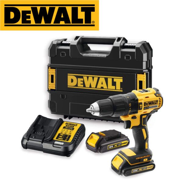 Aku bušilica - odvijač DeWalt DCD778S2T 18V XR sa dvije 1.5Ah baterije i punjačem u TSTAK koferu