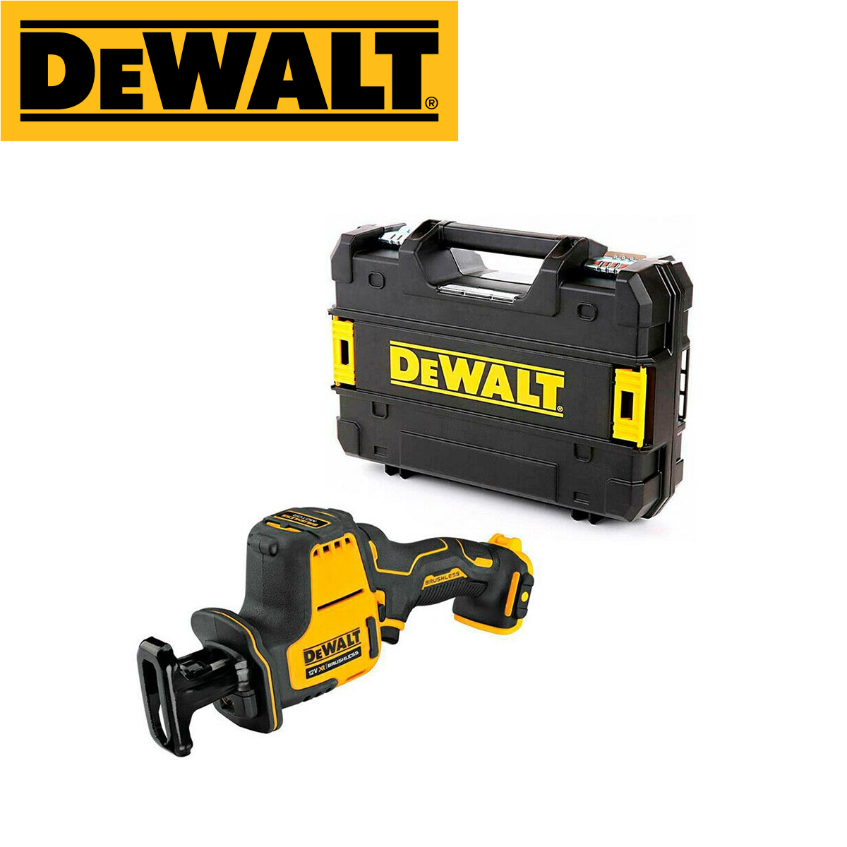 Aku recipročna pila u koferu 12V XR DeWalt DCS312NT Aku recipročna pila - lisičiji rep DeWalt DCS312NT 12V XR u TSTAK koferu