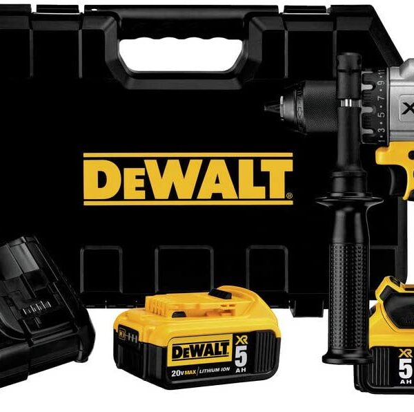 Aku bušilica - odvijač DeWalt DCD991P2 18V XR sa dvije 5Ah baterije i punjačem u koferu