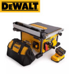 Aku stolna kružna pila - cirkular DeWalt DCS7485T2 FlexVolt 54V XR 210mm sa dvije 6Ah baterije i punjačem u torbi