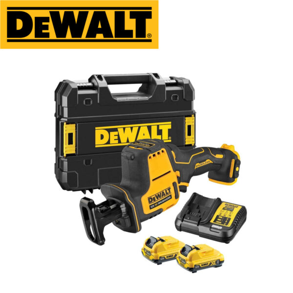 Aku recipročna pila - lisičiji rep DeWalt DCS312D2 12V XR sa dvije 2Ah baterije i punjačem u TSTAK koferu