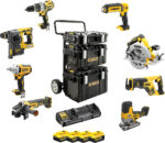 Aku set alata 8-dijelni DeWalt 18V XR sa četiri 5Ah baterije i punjačem DCK856P4