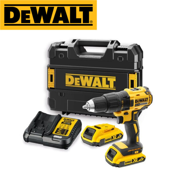 Aku bušilica - odvijač DeWalt DCD777D2T 18V XR sa dvije 2Ah baterije i punjačem u TSTAK koferu