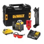 Laserski nivelir križni DeWalt DCE0811D1R 15m 12V XR sa priborom 2Ah baterijom i punjačem u koferu