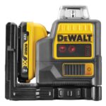 Laserski nivelir križni DeWalt DCE0811D1R 15m 12V XR sa priborom 2Ah baterijom i punjačem u koferu