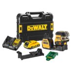 Laserski nivelir poprečni DeWalt DCE822D1G18 50m 18V XR sa 2Ah baterijom i punjačem u koferu