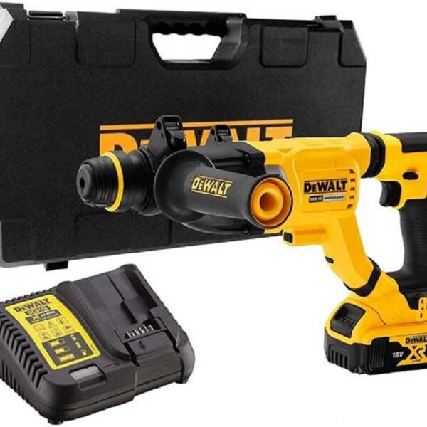 Aku udarna bušilica DeWalt DCH263P1 SDS-Plus 18V XR sa 5Ah baterijom i punjačem u TSTAK koferu