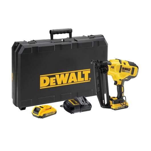 Aku pištolj za eksere - čavle DeWalt DCN660D2 18V XR 32-63mm sa dvije 2Ah baterije i punjačem u koferu