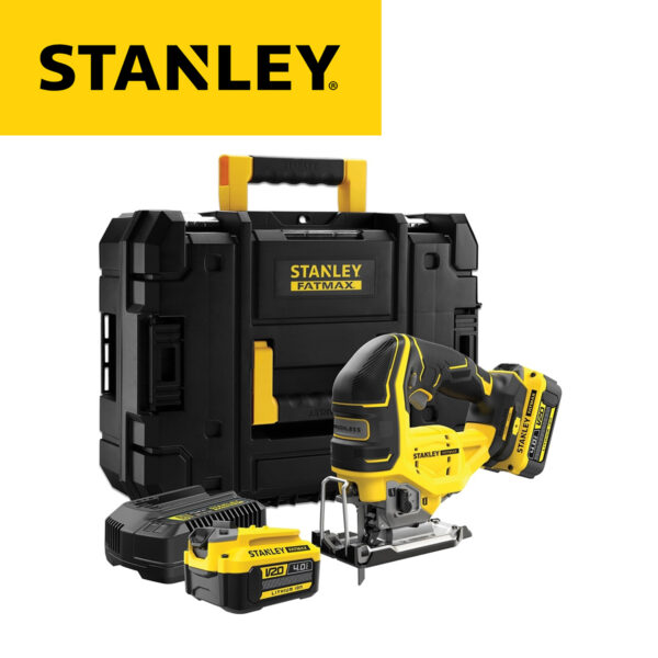 Aku ubodna pila Stanley SFMCS650M2K 18V V20 sa 2 baterije 4.0Ah i punjačem u koferu