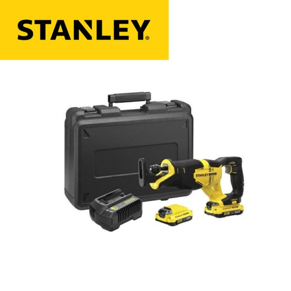 Aku recipročna pila - lisičiji rep Stanley SFMCS300D2K SFM V20 18V sa 2 baterije 2.0Ah i punjačem u koferu