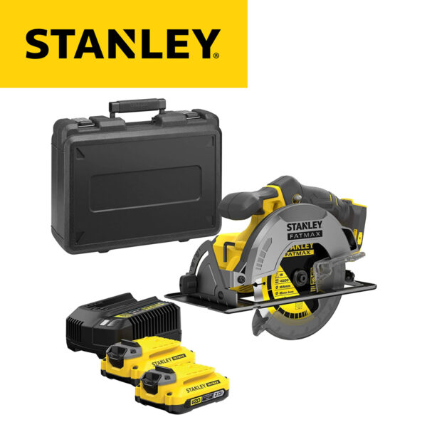 Aku ručna kružna pila - cirkular Stanley SFMCS550M2K 18V 190mm sa 2 baterije 4.0Ah i punjačem u koferu