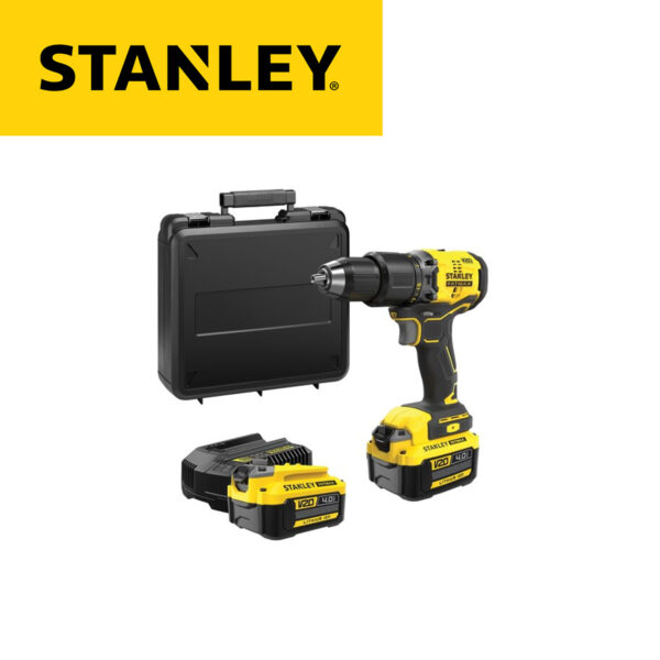 Aku udarna bušilica Stanley SFMCD715M2K 18V 60Nm sa 2 baterije 4.0Ah i punjačem u koferu