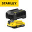 Aku set - punjač za aku baterije 2A i adapter za aku uređaje SFM V20 Stanley SFMCB121D1