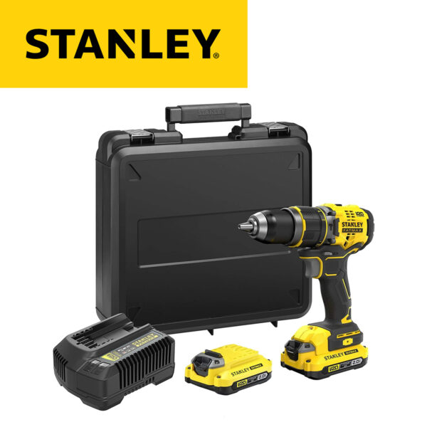 Aku bušilica-odvijač Stanley SFMCD721D2K 18V 80Nm sa 2 baterije 2.0Ah i punjačem u koferu