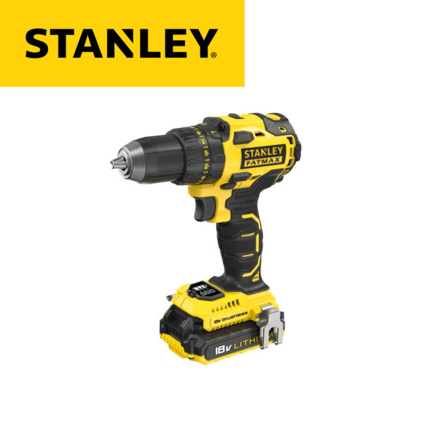 Aku udarna bušilica Stanley FMC607D2 18V 55Nm sa 2 baterije 2.0Ah i punjačem u koferu