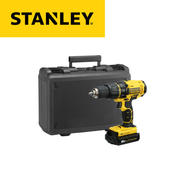 Aku udarna bušilica Stanley FMC626C2K 18V 47Nm sa 2 baterije 1.3Ah i punjačem u koferu
