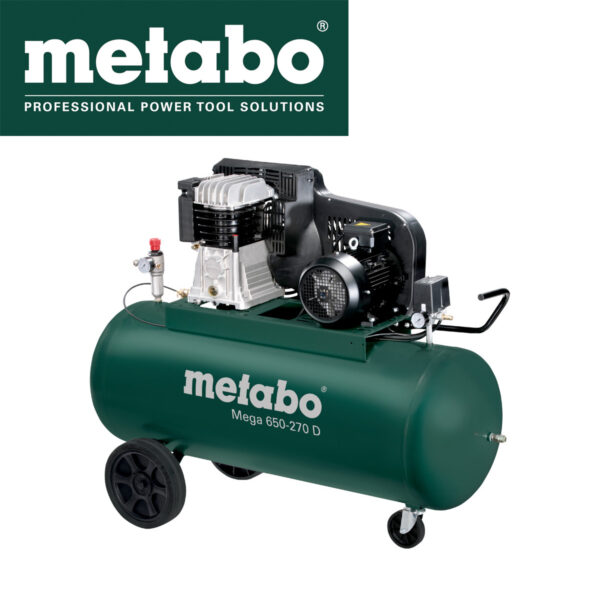 Električni trofazni kompresor Metabo MEGA 650-270 D 270l 4000W