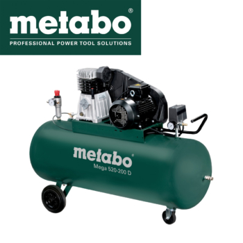 Kompresor klipni 200 litara MEGA 520-200 D Metabo 601541000