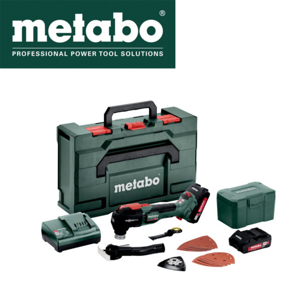 Aku višenamjenski-multifunkcijski alat Metabo MT 18 LTX BL QSL SC30 sa 2 baterije 2.0Ah i punjačem u koferu 613088500