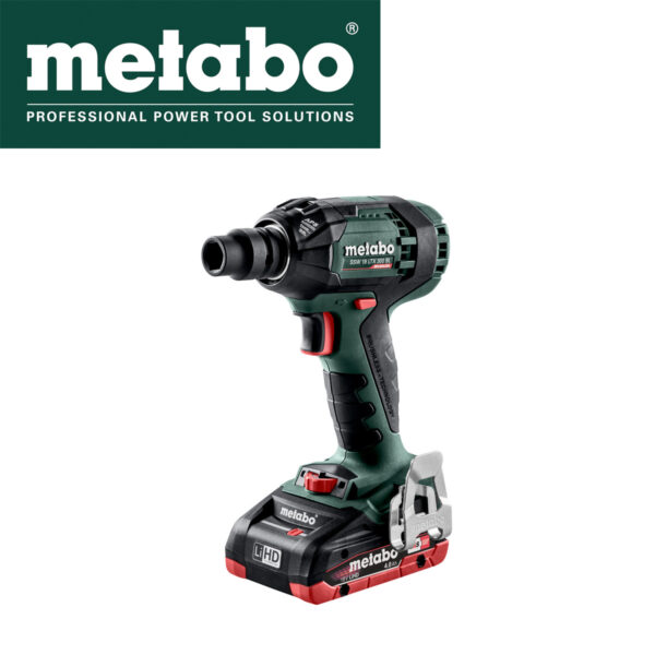 Aku udarni odvijač Metabo ASC55 SSW 18 LTX 300 60239580 480Nm 18V 1/2" sa 2 baterije 4.0Ah i punjačem u koferu