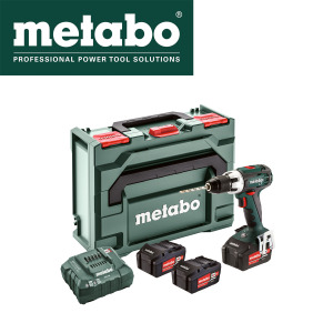 Aku bušilica - odvijač Metabo BS 18 LT 60210296 18V sa tri 4Ah baterije i punjačem u koferu