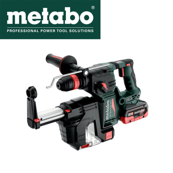 Aku udarna bušilica Metabo KH 18 601714930 LTX BL 24 Q 18V sa usisivačem dvije 5.5Ah baterije i punjačem u koferu