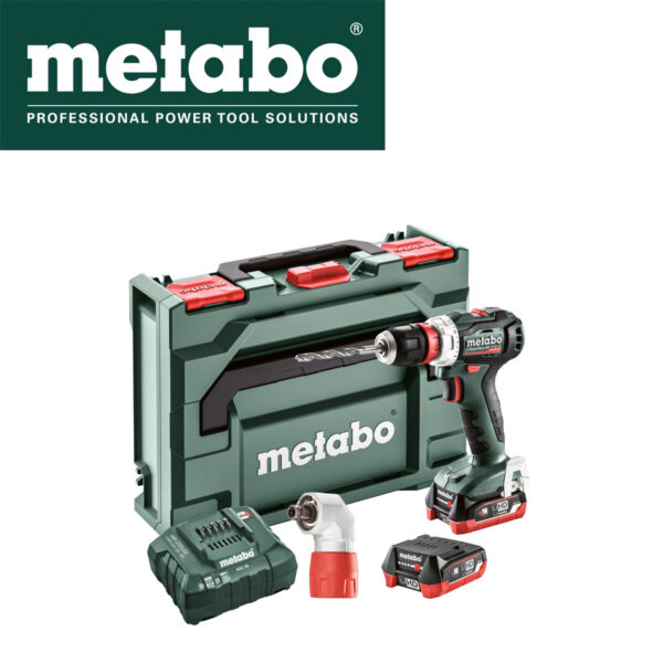 Aku bušilica - odvijač Metabo BS 12 BL QPro 60103992 12V sa dvije 4Ah baterije i punjačem u koferu