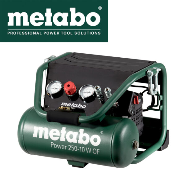 Električni monofazni kompresor - bezuljni Metabo POWER 250-10 W OF 10l 1500W