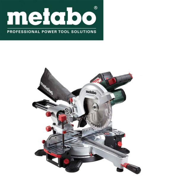 Aku potezno-nagibna pila - štucer Metabo KGS 18 LTX 216 61900165 18V 216mm sa dvije 5.2Ah baterije i punjačem