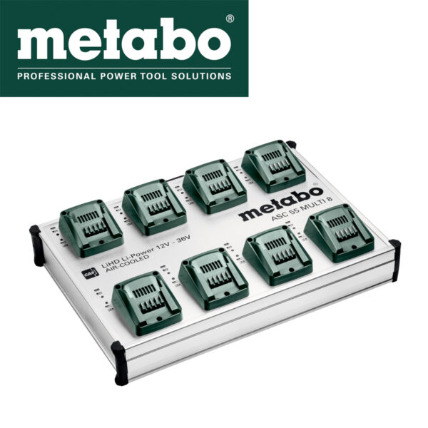 Punjač za aku baterije Metabo ASC Multi 8 / 12-36 V EU 8 slotova 627093