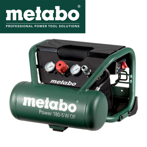 Električni monofazni kompresor - bezuljni Metabo POWER 180-5 W OF 1100W 5l