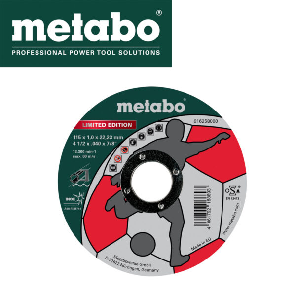 Rezna ploča za brusilice - Inox Metabo 616258000 115x1x22.2mm