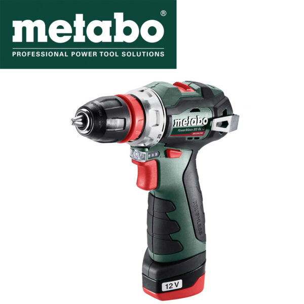 Aku bušilica - odvijač Metabo PowerMaxx BS Q 601749500 12V sa dvije 2Ah baterije i punjačem u koferu