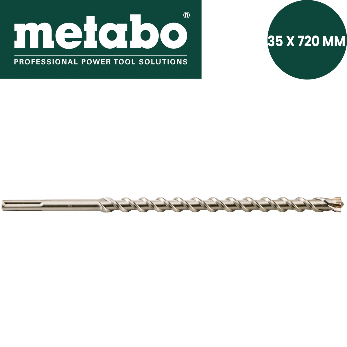 Svrdlo burgija 35×600-720 4 oštrice Metabo 623345000 Burgija-borer za bušilice Metabo 623345000 35x600mm SDS-Max