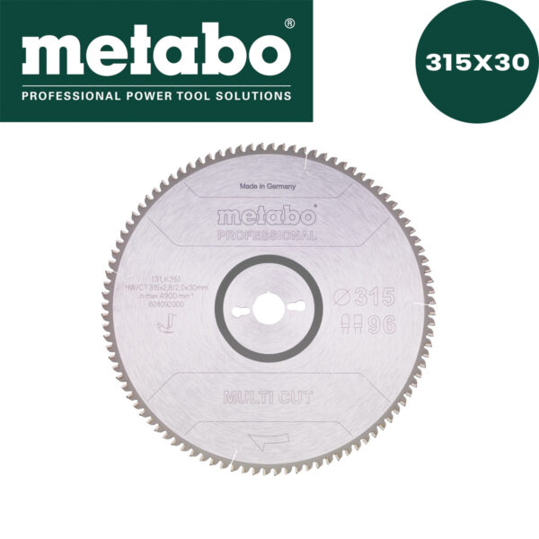 Rezna ploča - list kružne pile za cirkulare Metabo 628092000 315x2.8mm