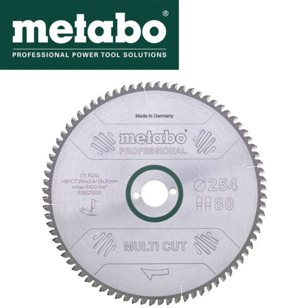 Rezna ploča - list kružne pile za cirkulare Metabo 628088000 250x2.8mm