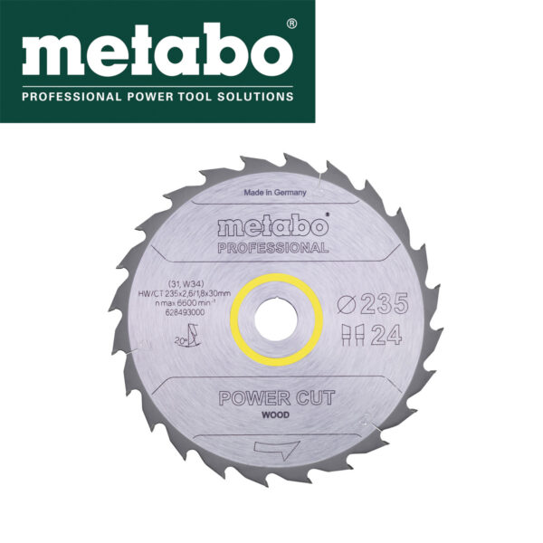 Rezne ploče - listovi kružne pile za cirkulare Metabo 628493000 235mm