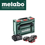 Aku set - tri 5.5Ah baterije i punjač Metabo 18V u koferu 685069