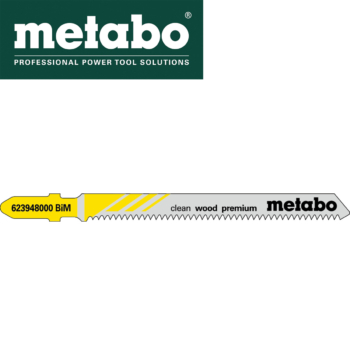 List sabljaste pile - testere za drvo, laminat 106 - 1 - 1,8mm - 2,6mm - 5 kom Metabo 623948000