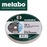 Rezna ploča za brusilice Inox Metabo 616359000 125x1x22.23mm 10kom