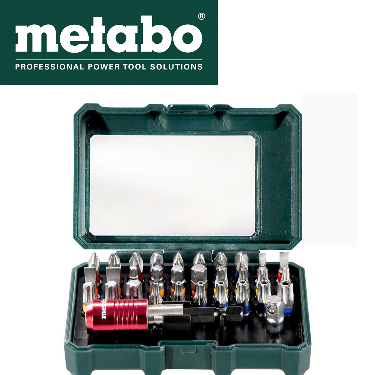 Set bitova bit Box 32 dijelni – Metabo 626700100 Set bitova za bušilice Metabo 626700100 bit Box 32-dijelni