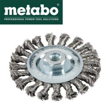 Četka okrugla 115×0,5x10mm ispletena žica – Metabo - 626770000