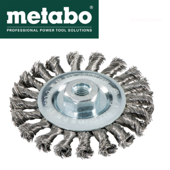 Četka okrugla 125×0,5x10mm - ispletena žica – Metabo - 626771000